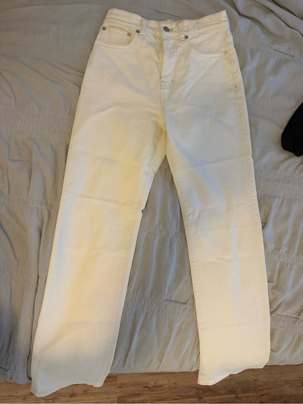 Madewell Women's Straight-Leg Jeans in Cream